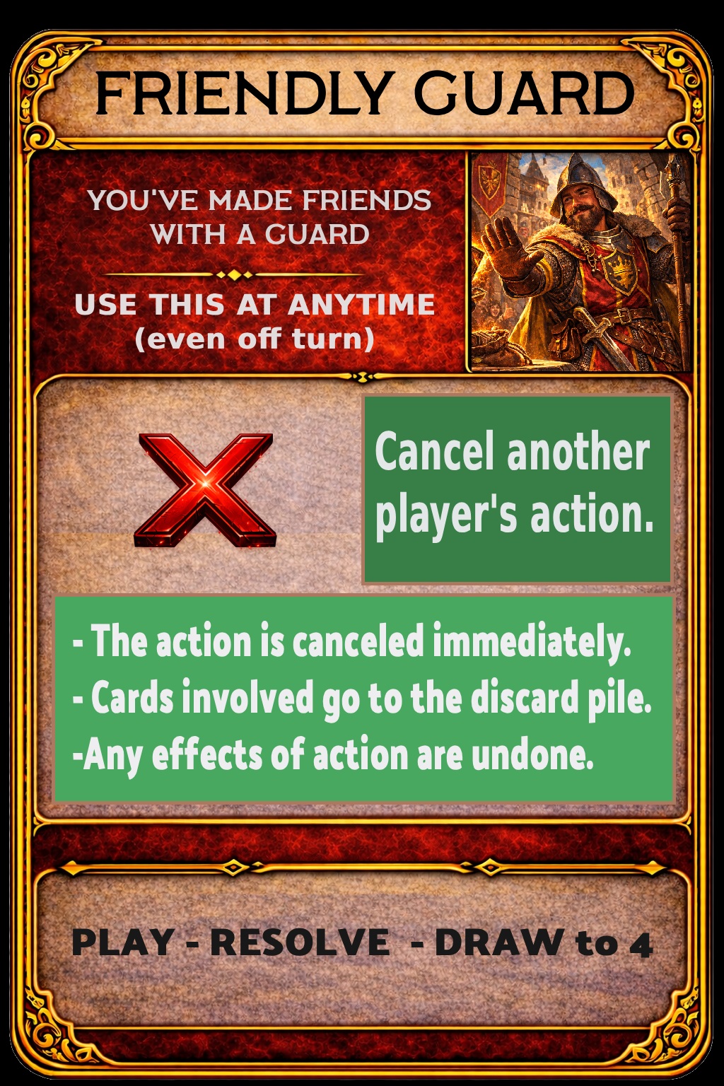 Friendly Guard card