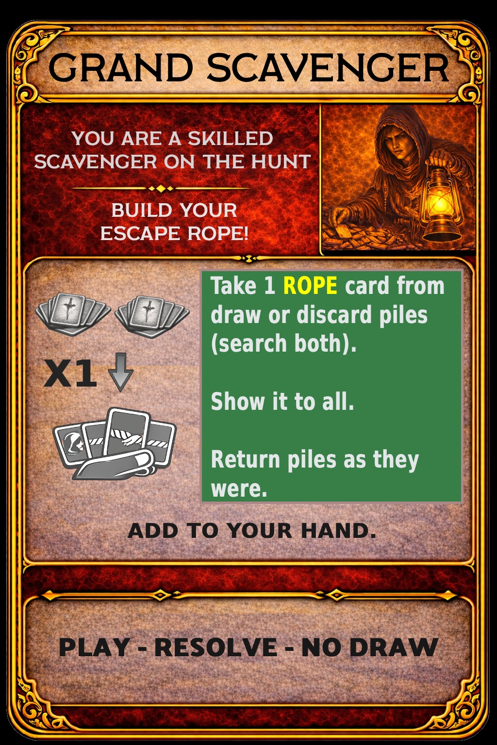 Grand Scavenger card